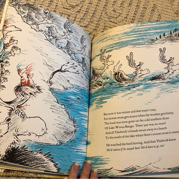 Vintage 1948 Thidwick the Big-Hearted Moose by Dr.Seuss hardcover book - Picture 9 of 9